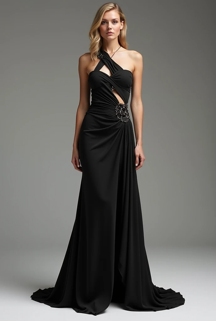 The technical evening dress