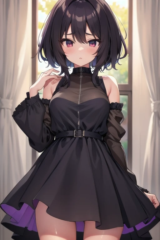 魅惑的、petite short stature、Colossal tits、anime woman、boyish、Shorthair、Please wear black clothing、petite short stature、Whip whip、thighs thighs thighs thighs、breeches、hotpants、 Zito-order、order