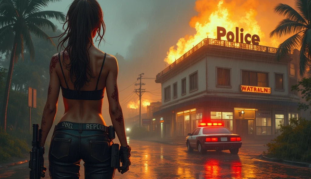 ((Best quality)), ((masterpiece)), (highly detailed:1.3), 3D, arcane style,In the dark and courageous dystopian city of Piltover, plagued by violence and divided into two opposing factions, a young prodigy named Jinx emerges. Having endured unimaginable loss and abandonment, she embraced a life of chaos and destruction. Known for her inventive and explosive abilities, Jinx becomes an icon of rebellion against the oppressive forces that control the city. However, haunted by guilt and battling inner demons, she must confront her past and decide whether to continue on the path of anarchy or seek redemption amid the turmoil. Explore Jinx's journey as she navigates a treacherous world, fighting for survival, unlocking secrets, and discovering the true meaning of her twisted existence, chaos reigns supreme, and at the center of it all is Jinx, the embodiment of unpredictability. Delve deep into Jinx's twisted mind, exploring the origins of his madness and the driving force behind his destructive nature. Unravel the moments that shaped her into the crazed, iconic character we know. Take us on a wild journey through the vibrant streets of Piltover and the shadowy suburb of Zaun as Jinx wreaks havoc with his explosive arsenal. Can redemption find its way into Jinx's fractured soul? Or will she dance forever on the edge of sanity, embracing the chaos that fuels her very existence? Arcane's fate hangs in the balance as Jinx's path intertwines with unlikely allies and formidable enemies. Ignite your imagination and paint a vivid portrait of Jinx's distorted psyche, capturing the essence of her madness and the indomitable spirit that defines it, HDR (High Dynamic Range), Ray Tracing, NVIDIA RTX, Super-Resolution, Unreal 5, Subsurface Scattering, PBR Texturing, Post-processing, Anisotropic Filtering, Depth of Field, Maximum Clarity and Sharpness, Multit Textures