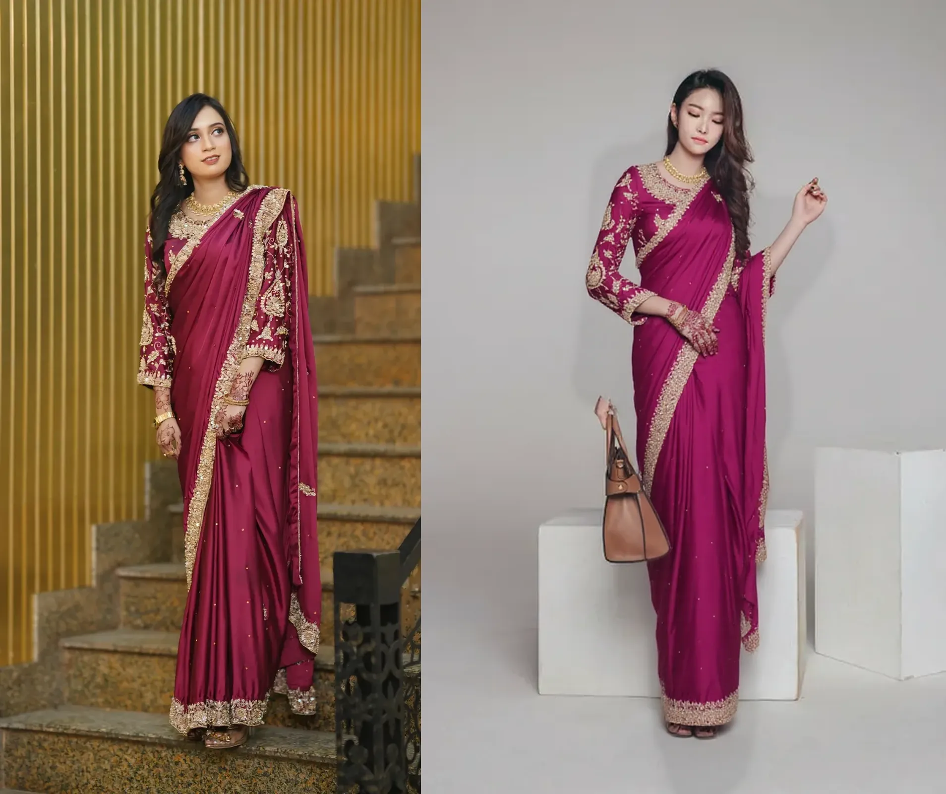 A beautiful South indian woman in a feminine suit, background with a decorated room, looking at the camera with a smile little chubby body on her face a transperent computer eye 👓 glass, ultra realistic, 8K, detailed, elaborate, high quality,
