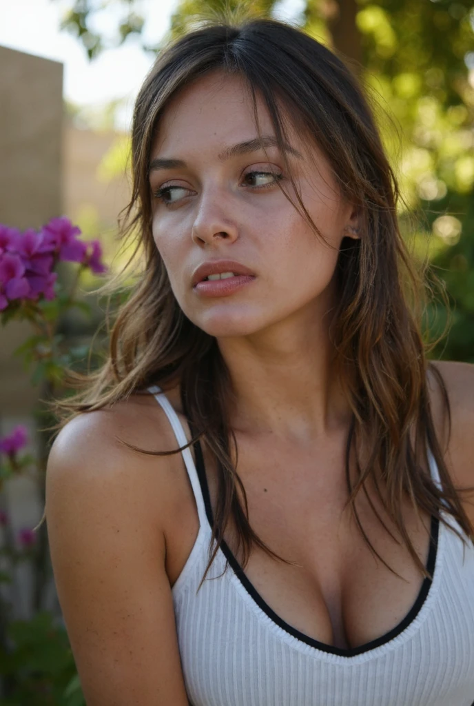 Breathtaking cinematic photo of a 30 year old girl with braune Haare and braune Augen,im pool, Happy, happy expression, geschlossenen Mund, Nice lips, Komplizierte Details, shallow depth of field, Sehr detailliert, Hohes Budget, epischer Hollywoodfilm, beautiful, Meisterwerk, award-winning, Fachmann, Sehr detailliert, detaillierte Hautstruktur, (Blush: 0.5), (Goose flesh: 0.5). (the most Nice woman in the world) (braune Haare) (Kurzes lockiges Haar, Wildes Haar, stilvoller Schnitt) schmales Gesicht, thin nose, Nice, very Nice, perfekt face, schlank body (schlank), (braune Haare) (braune Augen ) (White skin) Niceer Körper, Westwand, predatory eyes, pinke Lippen, dicke Oberschenkel. Full body, westliche Niceheit, thin nose, Nice, perfekt, ((best quality)), ((Ultra resolution)), ((fotorealistisch: 1.4)), (Komplizierte Details), perfekt face, bilden: 1.5 , klares Gesicht, Gesichtsdetails. Vorderansicht ((Uniform, tactical costume, Agent costume, Spion))