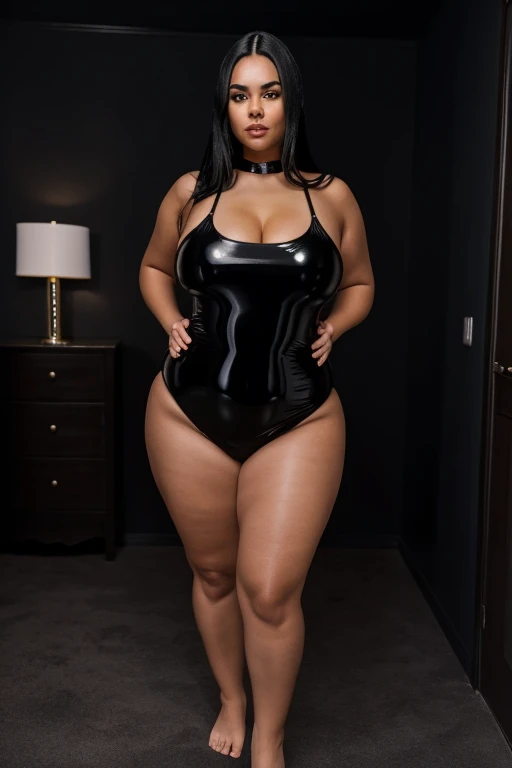 cat woman,big breasts、big butt、bed room ,araffe woman in a sexy costume posing for a picture, thicc, thick body, thicc build, thick thigs, large thighs, hyperrealistic full figure, exaggeratedly large physique, massive legs towering over you, thick, beautiful thick female, powerful and huge, thick legs, thick thighs, wide hips, oppai proportions, pawg