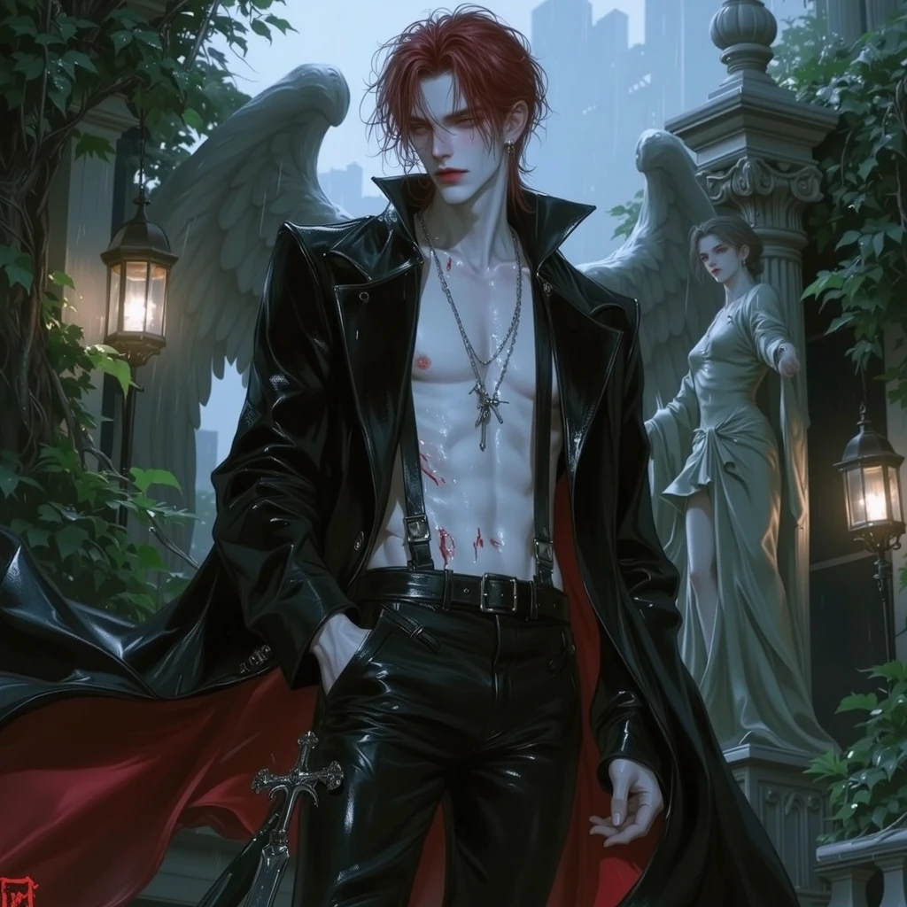 (masterpiece, best quality:1.3)
<lora:epi_noiseoffset2:1> <lora:add_detail:0.7> <lora:LostArkKharmine:0.8>
LostArkKharmine, 1boy, solo, black hair, yellow eyes, male focus, pointy ears, full body , rooftop bar, evening, lively and energetic with a mix of natural and artificial light