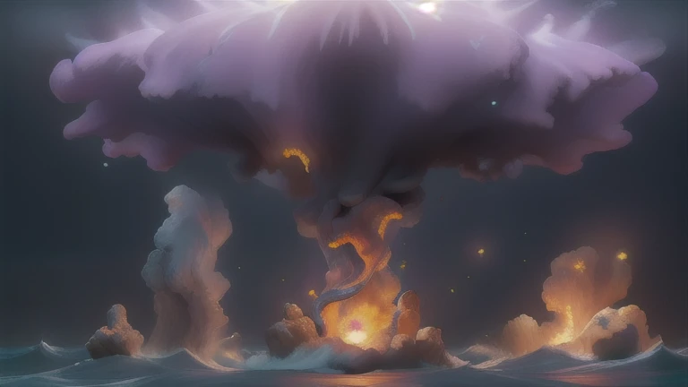 Extremely tense anime fire: human, drinking coffee in a building on fire in the background, superb playing card borders, random color art, oil painting, blue-yellow, light purple and purple additions, light red additions, intricate details, splash screen, 8k resolution, masterpiece, artstation digital painting smooth black ink flow: 8k resolution realistic masterpiece: intricate fluid gouache: Jean Baptiste Mongue: calligraphy: acrylic: watercolor art, professional photography, Natural daylight, volumetric lighting minimalist photography illustration: Marton Bobzert: complex, elegant, vast, dreamy, vibrant