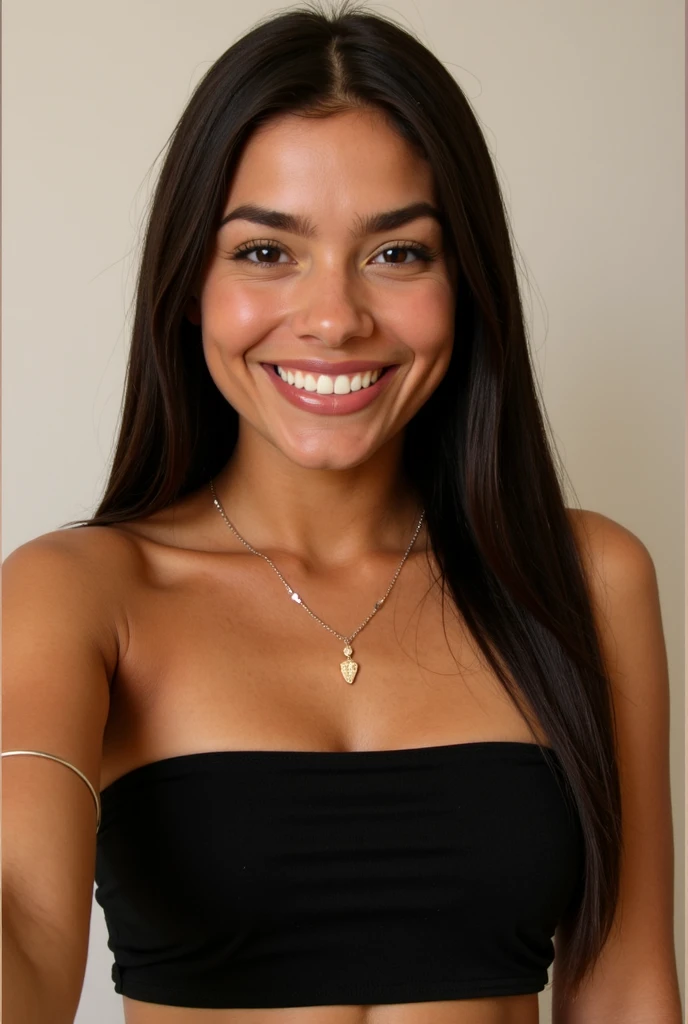 Brazilian babe smiling