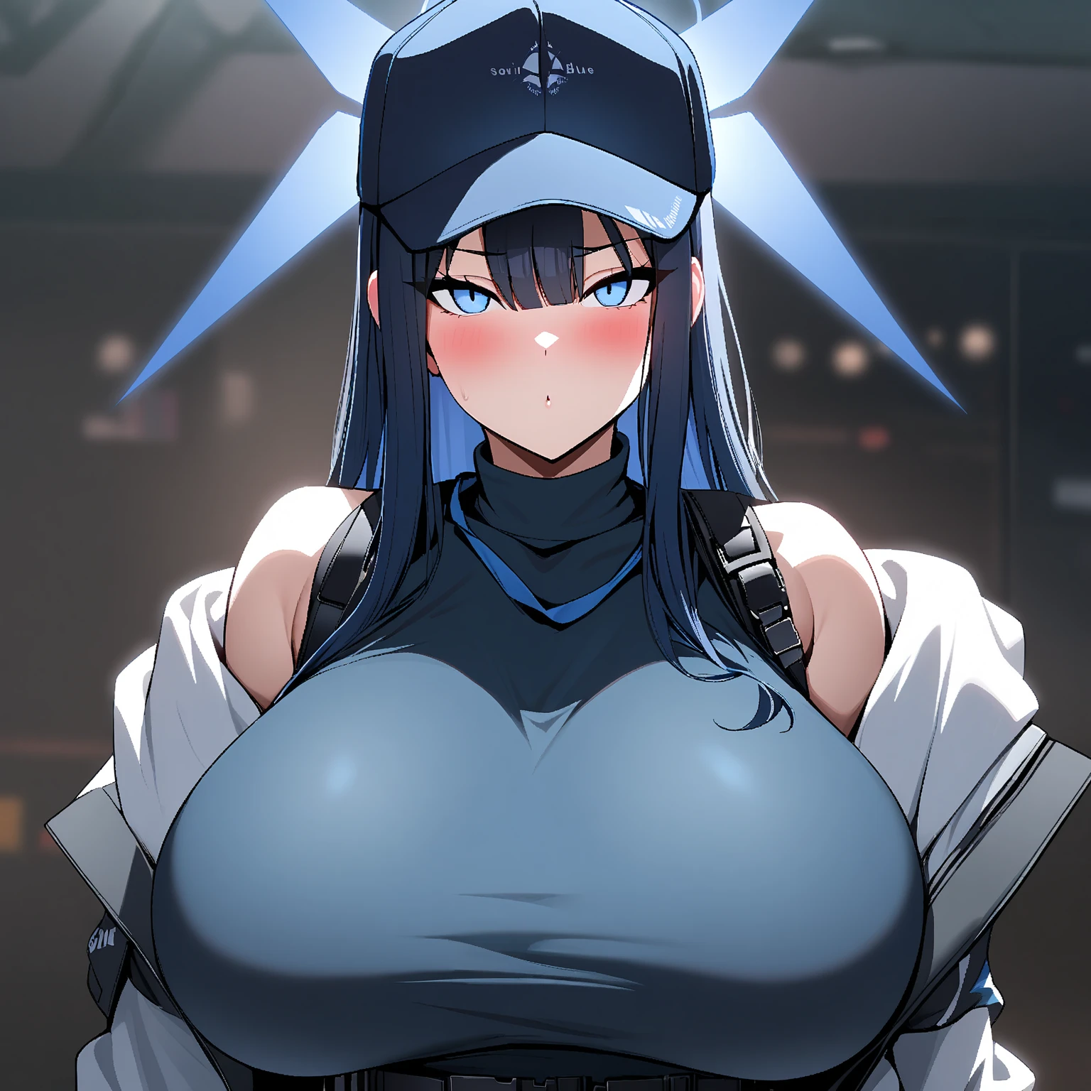 professional artwork, Intricate Details, field of view, sharp focus, detailed painting, photorealistic lighting, trending on pixiv, (masterpiece:1.0),(best_quality:1.0), ultra high res,4K,ultra-detailed, photography, 8K, HDR, highres, absurdres:1.2, Kodak portra 400, film grain, blurry background, bokeh:1.2, lens flare, (vibrant_color:1.2),
(Annerose:1), 1girl, female mature, black hair, long hair, yellow eyes, large breasts, bodysuit, higheels, shiny clothes, skin tight, hair intakes, covered breasts, sideboob,
simple background, (solo:1.5), (cowboy shot:1.3)