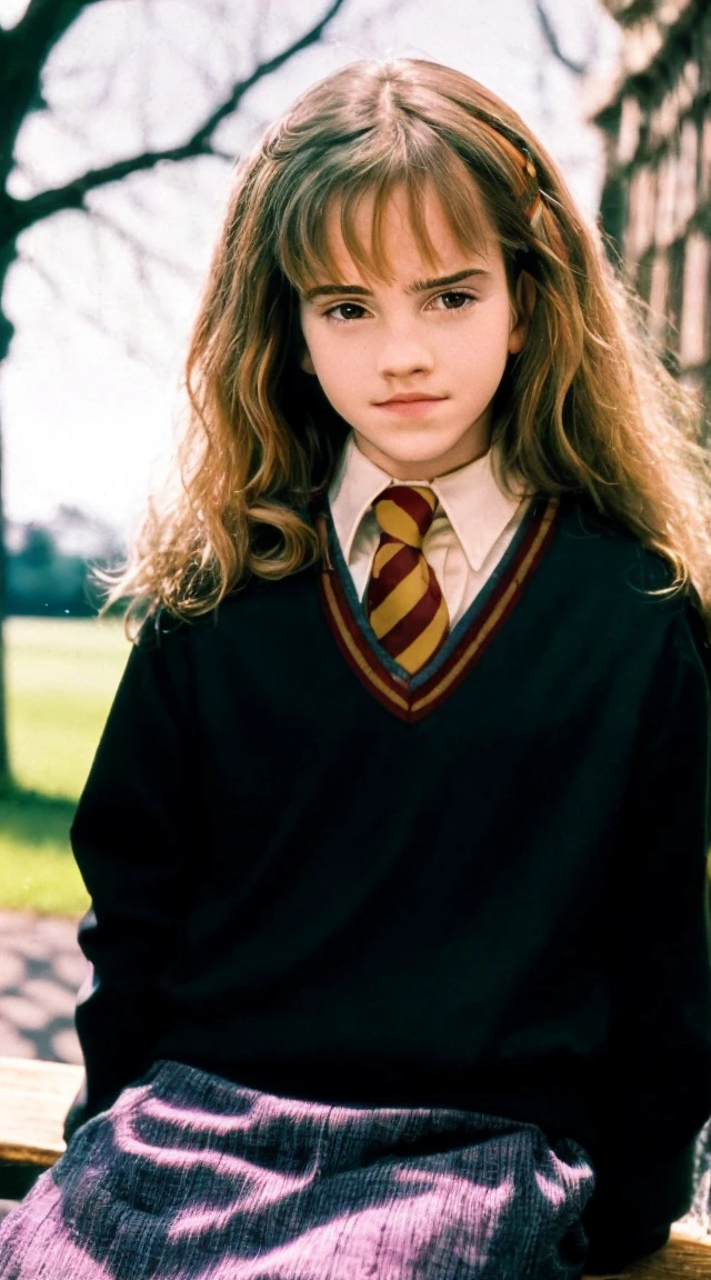 Hermione Granger at Hogwarts, Open legs, Pubic hair, The eye, Beautiful face,  Gryffindor