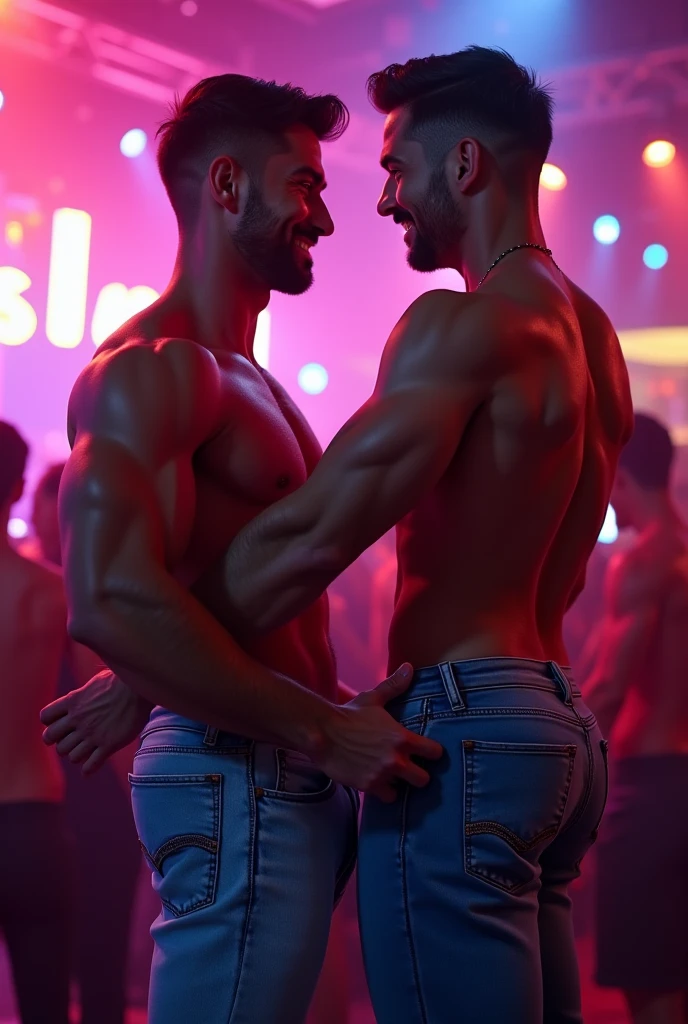 Gay men having sex in the street