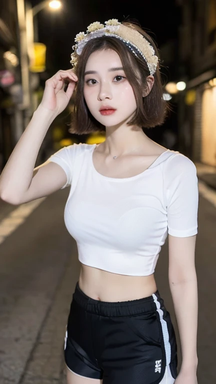 (A youthful gorgeous Japanese idol, wearing Sophie shirt, pleated mini-sjlkillartssailor hat, knee-high socks, Tokyo Shibuya, Scramble Crossing, city street, night sky, natural poses,
(RAIN:1.2)

Easygoing expressions, kind smile, dimpled cheek, cute snaggle-tooth, short bob hair ponytail, symmetrical face, realistic detailed face, beautiful eyes, beautiful detailed eyes, long legs, perfect body proportions, hourglass figure, ample round bosoms, medium breasts,

Raw photo, photorealistic, realistic portrait, hyper-realism, high contrast, ultra HD, UHD,  realistic skin textures, top image quality, top-quality, super high resolution, fine details, very meticulously, masterpiece, vivid colours, medium shot, close-up shot, cowboy shot, High Angle Shot, Professional Lighting, bokeh_background, SFW, Safe For Work)