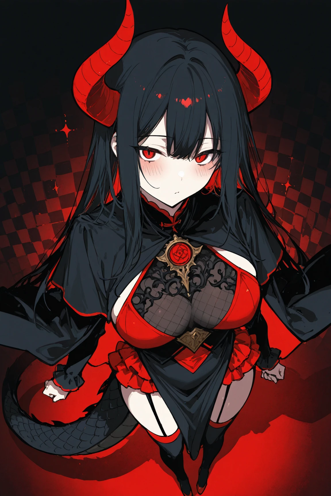 anime girl with big breast sitting on a bed with a hat on, hanayamata, shalltear from overlord, loli, anime moe artstyle, seductive anime girl, small curvy loli, noire, gapmoe yandere grimdark, rin, portrait gapmoe yandere grimdark, marin kitagawa fanart, black - haired mage