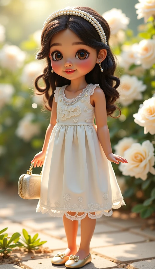 doll, long curly hair below the waist