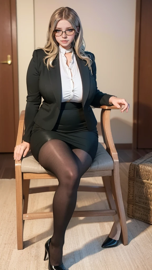 Laughter、(Realistic、Photorealistic:1.37)、(masterpiece)、(Highest quality:1.4)、(Ultra-high resolution:1.2)、(Raw photo:1.2)、(Sharp focus:1.3)、(Squat:1.2)、Spread your legs、elegant、(Esbian all over:1.2)、(A pencil skirt with attention to detail、Black suit jacket、Girl in white shirt:1.3)、(OL)、Professional attire、High heels、(24-years-old:1.1)、(smile:1.3)、(Makes hair shine:1.3)、 Brown haired、Bobcut、 Short pencil skirt
(Huge boobs:1.2)、(Indoors in bright daylight:1.2), Photographed from the front、Beautifully detailed eyes、 Seeing the viewer,、(cute)、(((High heels)))
