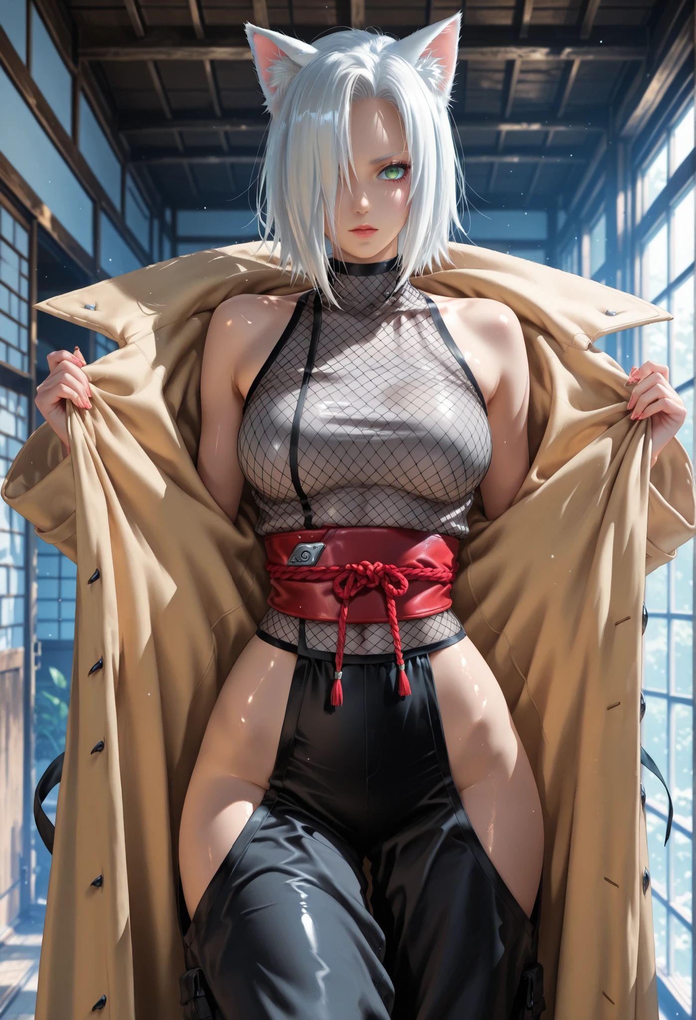 beautiful older women with long grey hair and grey eyes
BREAK (yukata:1.2),
BREAK (crotch rope walking:1.0), volleyball player, shiny skin, watching the view, seductive thighs, cameltoe, bare arms, bare hands, bottomless, ((hands behind back:1.5)),
BREAK (masterpiece:1.2), best quality, high resolution, unity 8k wallpaper, (illustration:0.8), (beautiful detailed eyes:1.6), extremely detailed face, perfect lighting, extremely detailed CG, (perfect hands, perfect anatomy),