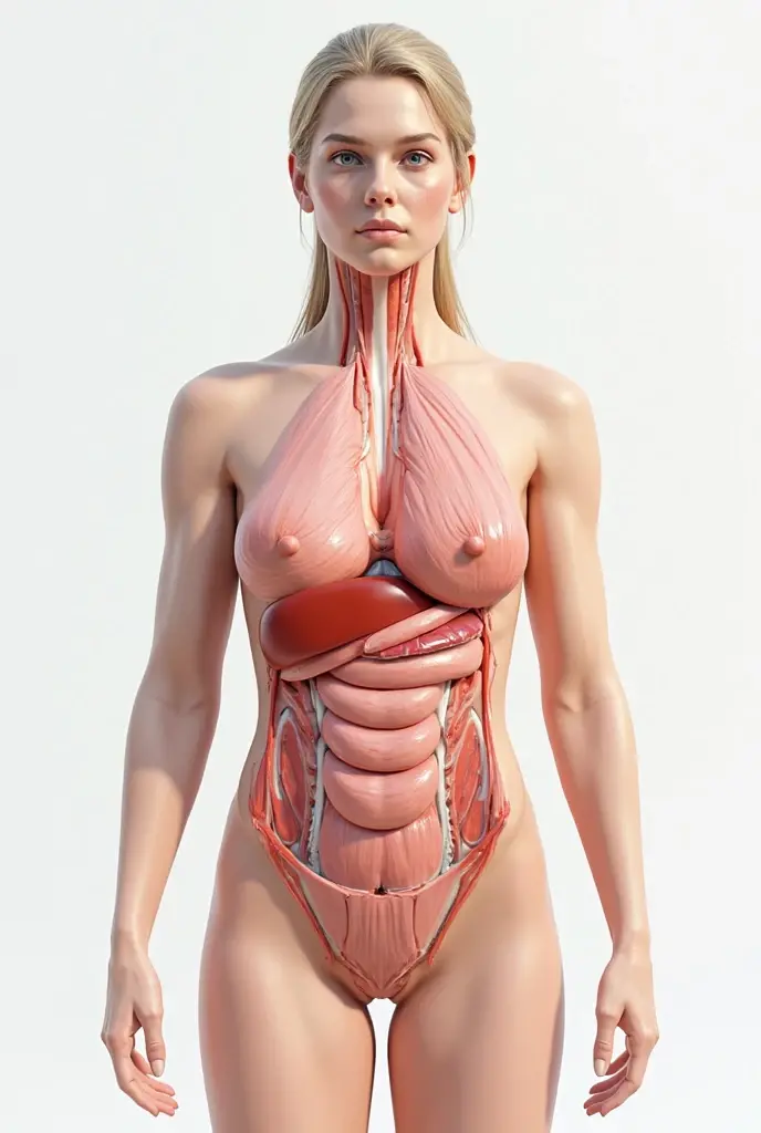 Realistic image of the rectus abdominis muscle.