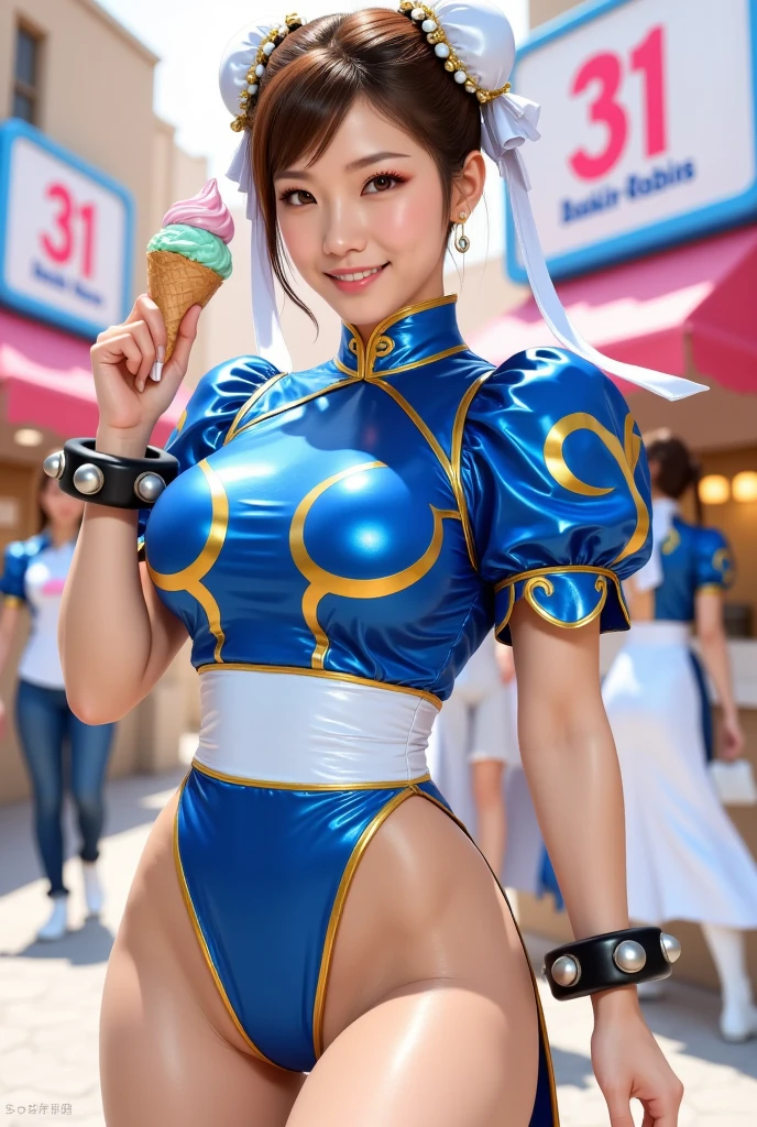 whole body、(bright colors grid_girl outfit Sleeveless:1.4)、(grabbing own breast:1.6)、belly button、(garter belt:1.3、slit)、 slender waist、(highest quality、In 8K、masterpiece:1.2)、embarrassed:1.6、Perfect body beauty:1.5、20-year-old woman、（ponytail:1.2）,(Light Brown Hair:1.2)、Sharp jaw