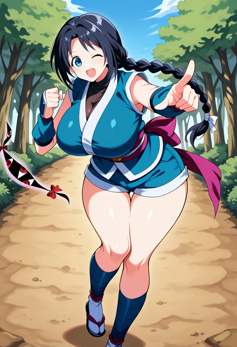 Masterpiece(woman,Huge ,Huge breasts:1.5, とても唇が赤いHuge breastsを強調,Big Ass,Narrow waist,Long legs,Greenish blue eyes )
8K飛び散る汗:1.4
8K(((Naughty expression)))
8K(((Stick out your tongue a little)))
8K(((Gal))) 8K(((Staring at me)))
8((K(((Anime Style,A floppy smile,What we are looking for,Face mischievous face,The facial expression is accurate:1.5))))) 8K(((Anime Style,The facial expression is accurate)))
8K((Wearing a black kimono:1.5))
8K(hairpin :1.3 ),
8K(Angle from below:1.7)Angle from below:1.5