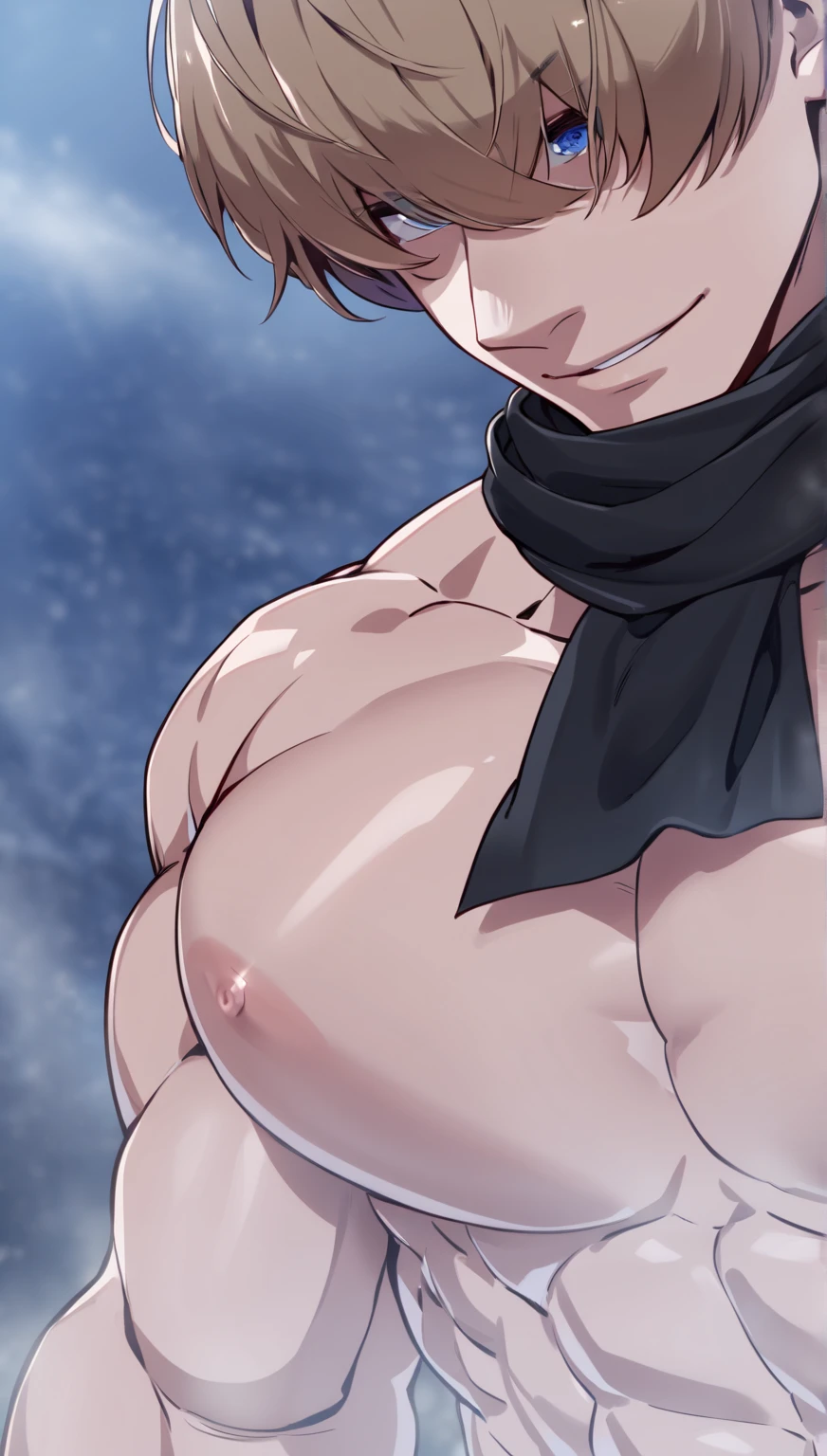 Zenin Maki | Jujutsu Kaisen, huge breasts, detailed face, defined detailed eyes, high heat 16k nude