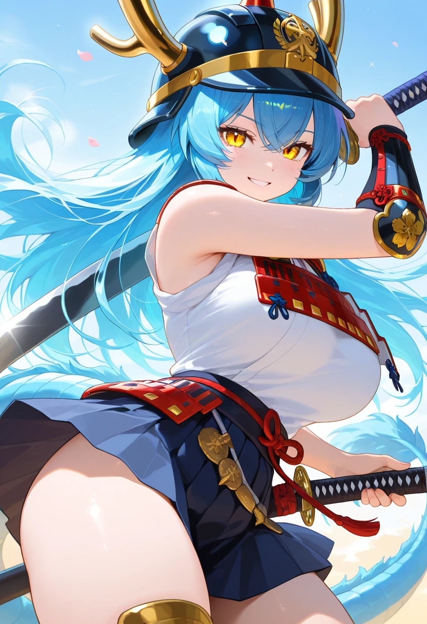 (masterpiece、Highest quality、Highest quality、Official Art、Beautiful and beautiful:1.2)、(One person:1.3)Hatsune Miku、Twin tails,Beautiful breasts, Katsushika Hokusai,Front view , Chinese Female Warrior, (One personが弓矢を描いています, Showcasing oriental archery style:1.3)(Surrealism, 超High resolution, retina, Accurate, masterpiece, Anatomically correct, Textured skin, Super Detail, Attention to detail, Highest quality, High resolution)
