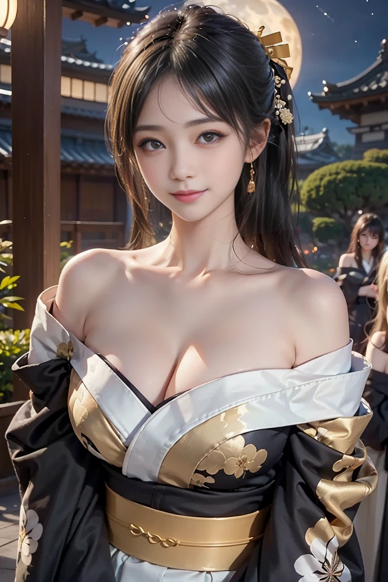 highest quality、masterpiece、超A high resolution、(white dragon armor)、(((big breasts))),(((different hairstyles))、(((take various poses))),(wears a beautiful crown made of precious stones),(Photoreal:1.4)、RAW photo、1 girl、golden hair、Holy Color Festival、glowing skin、(((japan dragon)))、(((Showing off micro bikini))),(Looks like a gorgeous jewelry necklace)、(whole body angle)、(fight a big dragon)、black haired、ponytail、(be familiar with: White Metal Bikini)、(be familiar with and beautiful flower garden)、sheer cliffのヨーロッパの城の背景)、((Ultra realistic details))、Portrait、global illumination、(sexy pose)、Shadow、octane rendering、(random hair)、8k、Raw skin exposed in cleavage、Metal、intricate decorative details、Japan details、very intricate details、realistic light、blue eyes、shining eyes、towards the camera、sheer cliff、two stock、(whole body angle)、(veil)、(((heavy big))),(Someone who looks at you with calm, goddess-like eyes.)happiness:1.2)、