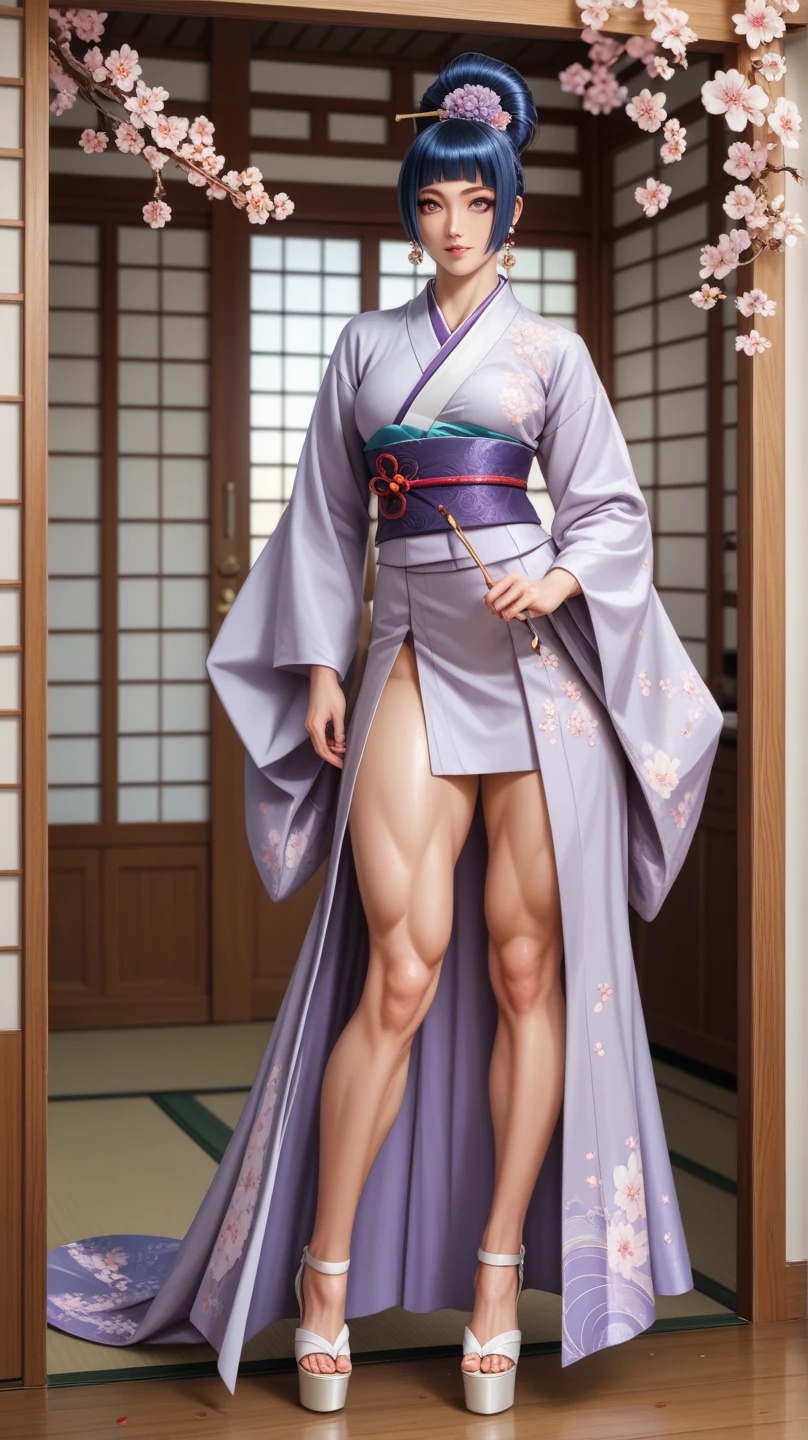((Best Quality)),NSFW,((photo realistic)),((Absurd resolution,Ultra High Resolution,Highly detailed)),(Highly detailed face:1.2),(full of cherry blossoms),(low angle),natural lighting,((1 Japanese girl)),(metallic eyeshadow:1.2),(makeup:1.2),(mature female),(beautiful detailed eyes),(brown eyes:1.2),BREAK,(armpit hair:1.3),(topless:1.4),(pink fundoshi:1.3),(fun-roku),feminine,((beautiful)),(pretty face),((cry)),(open mouth:1.2)(futa_overflow),(crotch bulge),(penis peek),detailed skin,(Pubic hair:1.3),BREAK,(bushy eyebrows),straight eyebrows,Low eyebrows,(thick lips:1.3),(Glossy lips),(pink lipstick),((blush)),(statuesque body:1.4),curvy hips,wide forehead,braid,Perfect Anatomy,(flat chest:1.6),(Black medium hair),BREAK,erect nipples,head accessory,flower accessory