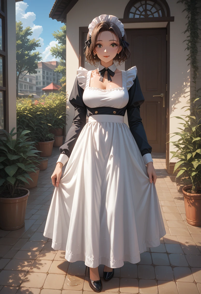 girl in 1908 vinage clothes