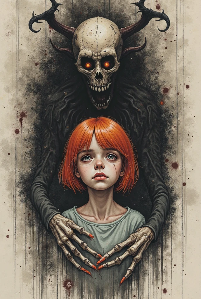 1girl,pale skin,hollow eyes,despair,distress,disappointed,cowboy shot,ghost,blood on face,eye pop,messy hair,haggard,ruins,full body,
<lora:DarkSpheraStyle:0.6> <lora:add_detail:0.6>,<lora:MengX girl_Mix_v30:1>,a melancholic tone,the world of the undead,a terrifying atmosphere,dream,inner world,contortion,evil,demon,bloody tears,open hand,claw pose,head lift,smoke,monster,Bestquality,masterpiece,ultra high res,photorealistic,raw photo,unity 8k wallpaper,