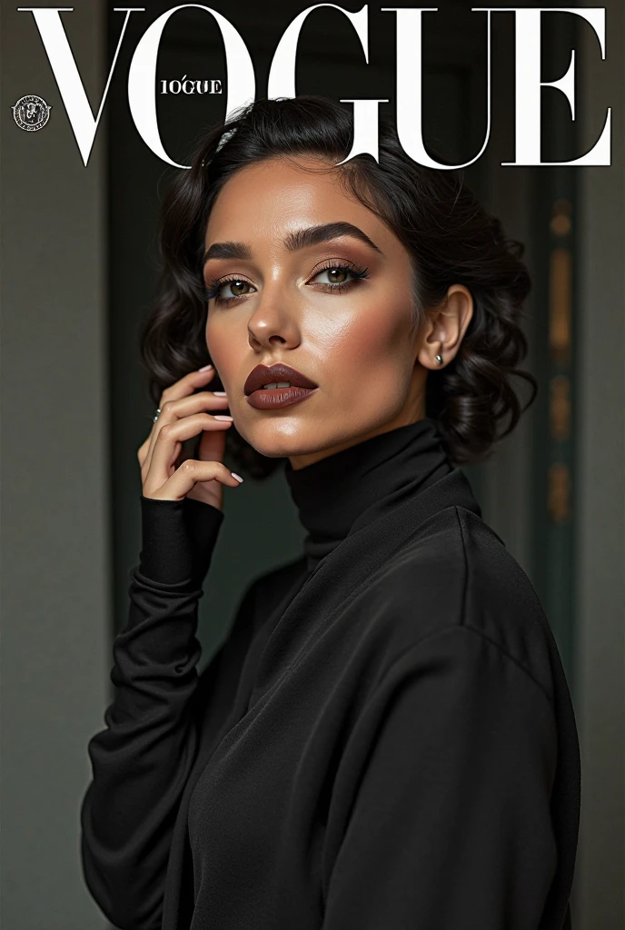 araffed woman in black dress with black jacket and earrings, bella hadid, portrait sophie mudd, by Emma Andijewska, bella poarch, wearing a sexy cropped top, in a black betch bra, perfectly poised, revealing outfit, leaked image, at night, by Eva Frankfurther, photo of the beauty gal gadot, looking hot