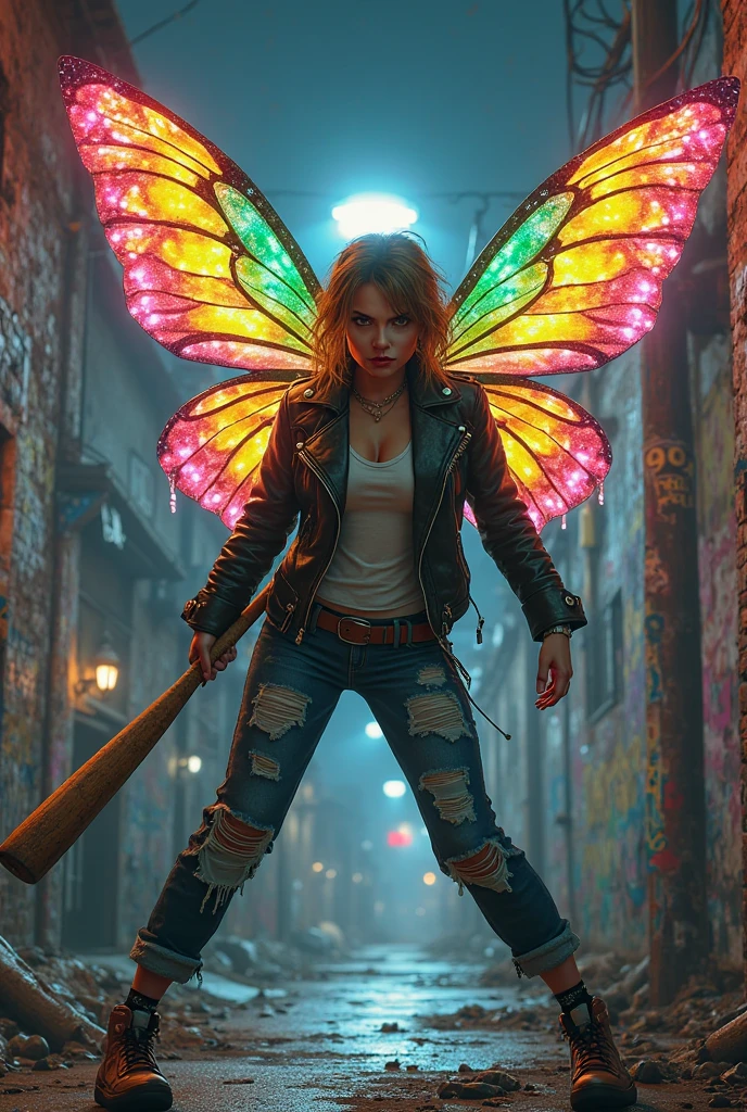 Tinkerbell in punk arnachist mode