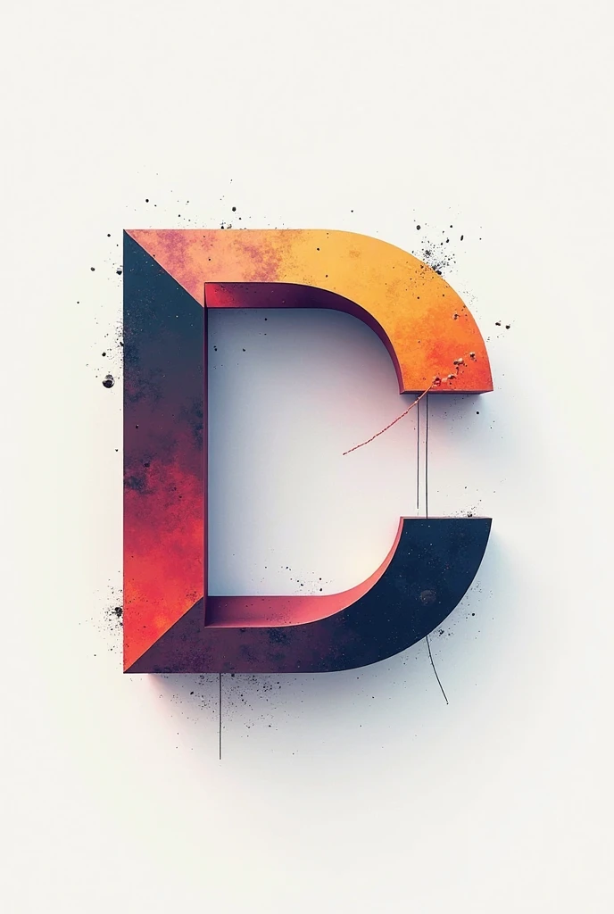 You create D
letter