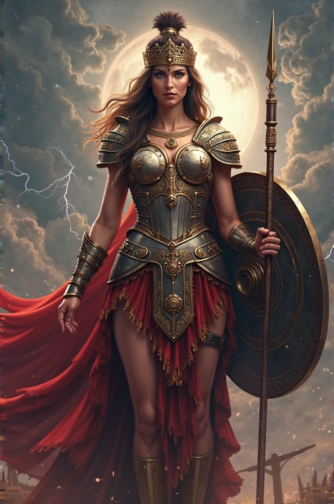 Create a shield for a rugby team called the female Titans