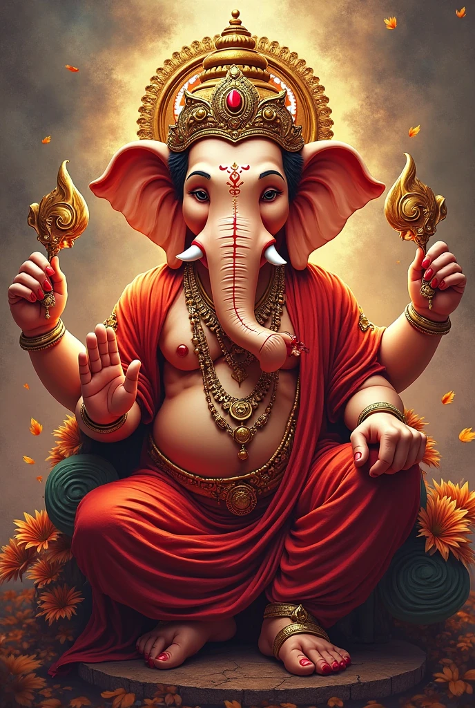news lord Ganesh photo and make a logo with using irakalgada gaja label
