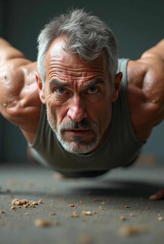 Man forced to do push-ups until exhaustion
