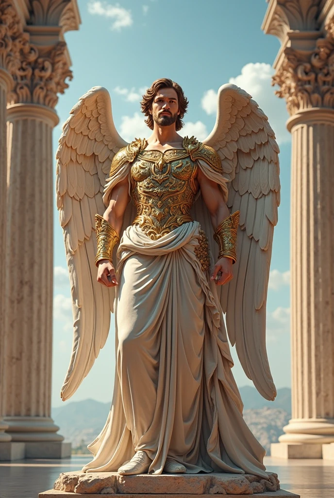 "Nas alturas do Olimpo, reina o poderoso Zeus, The Lord of Gods and Thunder. But behind his majesty and divine splendor, esconde-se uma faceta obscura e cruel.