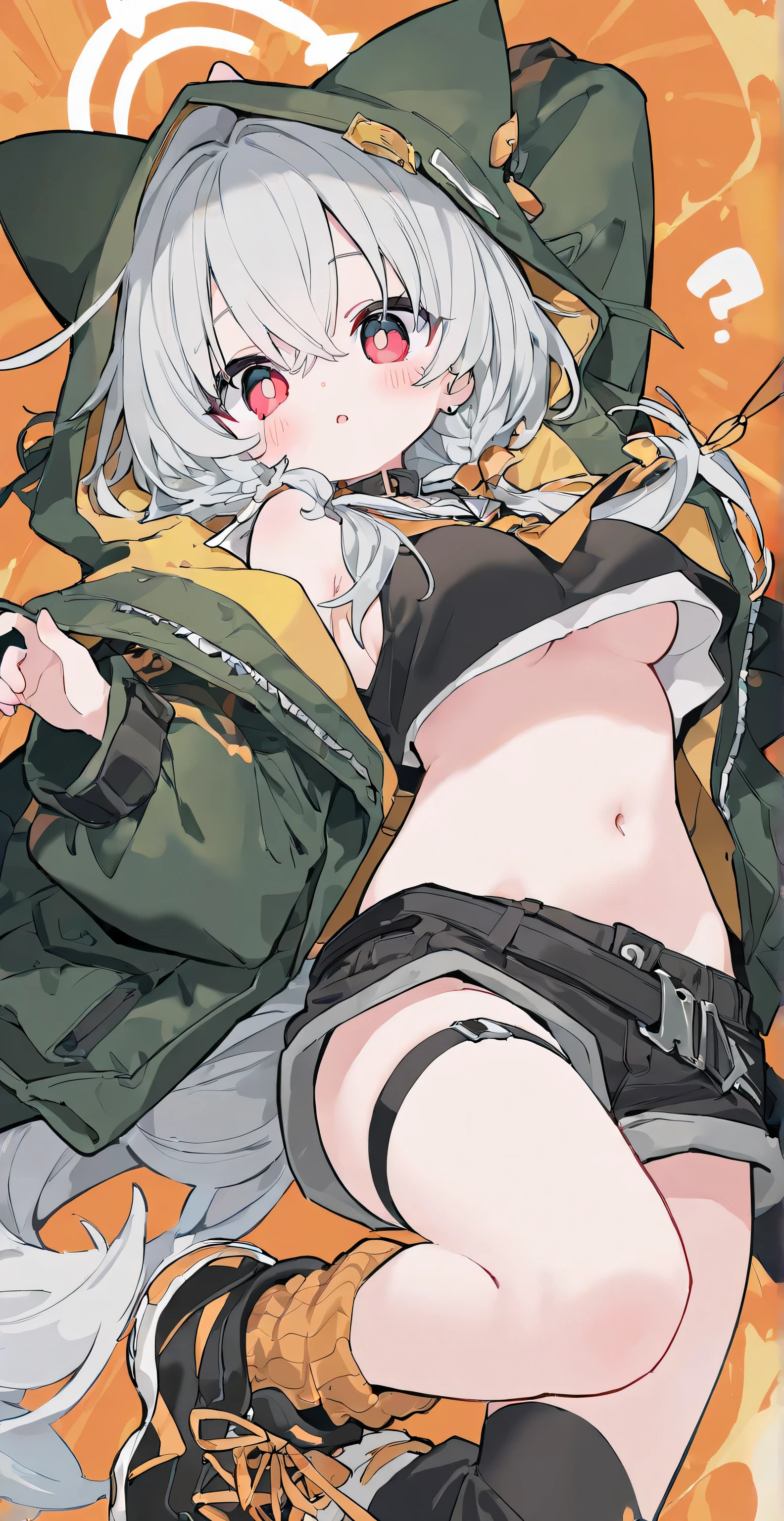 masterpiece、Highest quality、Highly Yorin 1、Myolin Remblanc、Asticasia 、solo、Hair length、Grey Eyes、Gray Hair、Ahoge、Seamed legwear、Green shorts、tie、Bans、Hair between the eyes、Black Pantyhose、Long sleeve、Green jacket、Floating Hair、赤いtie、Medium chest、Upper body、Laughter。cloud、sun、, blush, wariza, Spread your legs,orgasm,blush, Sweat,White panties、Squat、Look at this、skirt、、Attacked by tentacles、Tentacles wrap around my legs、Tentacles in the crotch、Captured by tentacles、cry、shout、Ecstasy face、skirtの中の触手、Do not run away、Lying down、Torn clothes、skirtの下からスパッツが見えます、Spread your legs、Disheveled clothing、skirtをめくった、