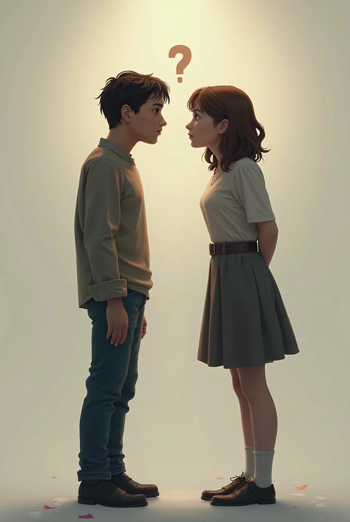 Draw a table three feet high, a person five feet high beside it and another person six feet high in front of them