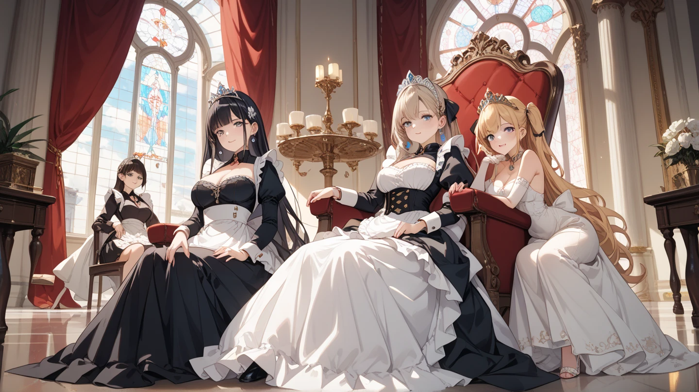 top-quality、Masterpiece、detaileds、France、A queen、execution、Marie Antoinette、France国王ルイ16世の王妃（Queen/Queen Dowager）。オーストリアとFranceの政治的同盟のためルイ16世へ嫁ぎ[2]、France革命でexecutionされた。15th child of Francis I and Maria Theresa（11th daughter）Born in Vienna on November 2, 1755 as。Franceとオーストリアの同盟に伴う外交政策の一環により[2]、当時France王太子だったルイ16世と1770年に結婚し、彼の即位に伴って1774年にFrance王妃となった。Sympathetic attitude towards Austria、Her court life at Versailles was criticized from the time she was crown princess.[3][4]。I hate being tied down at court.、He often spent time with a small number of aristocrats at his villa, the Petit Trianon.[5]、Among them, he is known for his interaction with Hans Axel von Fersen.[6]。however、The Queen herself was in a position where she had to serve as a role model for the court of Versailles, but due to her actions and words that deviated from that role.、A large resistance force was formed within the imperial court, centered on conservative aristocrats.[7]。

1789年にFrance革命が始まり、The royal family, including Antoinette, was placed under house arrest in the Tuileries Palace.。Antoinette formed a counter-revolutionary force within the royal court.、Negotiated with foreign countries for the purpose of maintaining the monarchy[8]。In particular, proceeded with secret negotiations with the Vienna court.、外国軍隊のFrance侵入を期待したが、fail to escape[9]。1792年にFrance革命戦争が勃発したことにより、Antoinette&#39;s image deteriorated further.[10]。The monarchy was abolished on August 10th of the same year.、The royal family was imprisoned in the Temple Tower.。

afterwards、The trial of Louis XVI was held at the National Convention、死刑判決を経て1793年1月21日にexecutionされた。one fang、Antoinette&#39;s trial was held at the Revolutionary Court.、死刑判決を経て同年10月16日にexecutionされた。