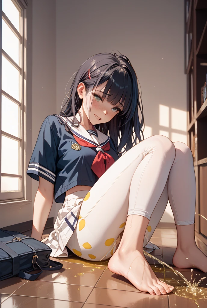 Detailed Background,Art Deco,Beautiful landscape painting,Botanical Art,Flower Art,(Floral:1.2), (masterpiece, Highest quality),Vibrant colors,colorful, Highest quality, Amazing details, Anatomically correct, Line art, Written boundary depth,Flat Shading,Bokeh, 床に座っているSailor suitを着たアラフェッドのアジア人女性, ((White socks)), Japan Girls' Uniform, Japanese , Japaneseの習得 , seifuku, Cute school girl, Strike a Pose, Young and cute gravure idol, Young Gravure Idol, Sailor suit, Young Japanese Girl, narumi kakinouchi, realistic Young Gravure Idol、Nipples、pussy, BDSM, nsfw