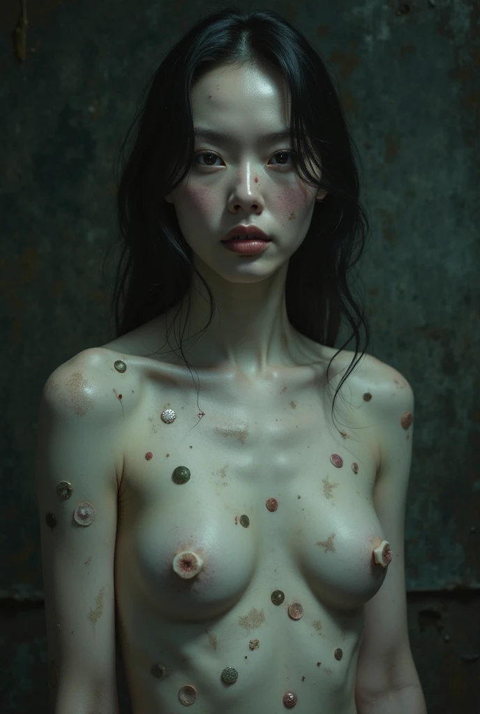 hermosa mujer morena tomando selfie realista, black dark hair, maximun detail, soft pore skin, super detailed skin texture, natural daylight, high contrast light, ultralealistic, hyperrealistic, photorealistic, 18k, high resolution, extreame details, extreame texture details, still raw,