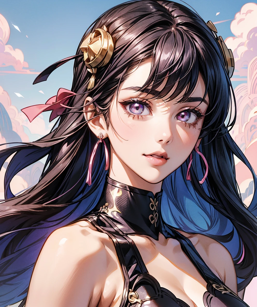 Black hair, ,(((((vertical painting:1.6))), (painting:1.6),front, comics, illustrations, paintings, large eyes, crystal clear eyes,( gray color gradient high ponytail:1.7), exquisite makeup, closed mouth,(Small Fresh: 1.5),(Wipe Chest: 1.6) ,long eyelashes, white off shoulder T-shirt, White Shoulder Shirt large watery eyes, (rainbow colored hair:1.6), color splash, (solo:1.8), color splash, thick paint style, messy lines, ((shining)),(colorful), (colorful), (colorful), colorful, Thick Paint Style, Vertical Painting, Upper Body, Paint Splash, Acrylic Pigment, Gradient, Paint, Highest Image Quality, Highest Quality, Masterpiece, Solo, Depth of Field, Face Paint, colorful clothes, (Elegant: 1.2), gorgeous,long hair, wind, (Elegant: 1.etals: 1.4),(((masterpiece))),(((best quality))),((ultra-detailed)),(illustration),(dynamic angle),(paint),((disheveled hair)),(solo),(1girl) , (((detailed anima face))),((beautiful detailed face)),collar,bare shoulders,white hair, ((colorful hair)),((streaked hair)),beautiful detailed eyes,(Gradient color eyes),(((colorful eyes))),(((colorful background))),(((high saturation))), cute breasts, battle skirt, thighs, panties, battle costume