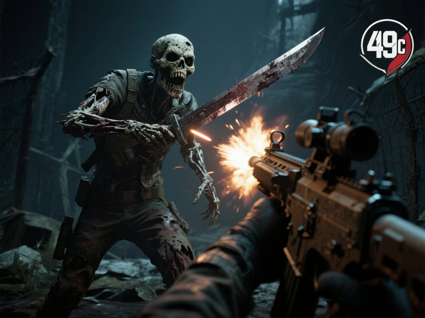 Detailed scientific scenario, num horror atmosphere, HD, ultrarealistic,