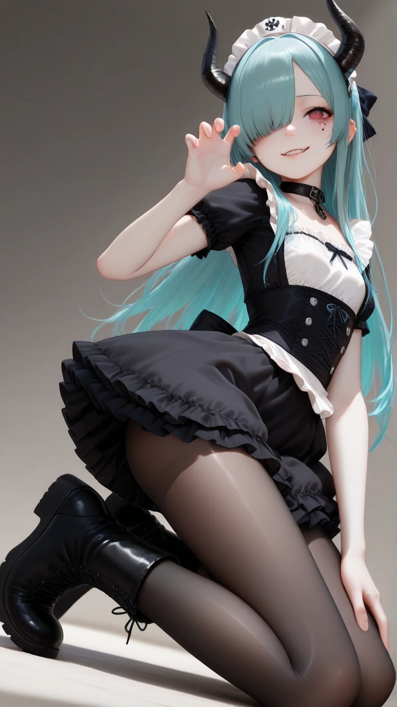 [1girl|solo], panties, panties, (masterpiece: 1.1), (best quality: 1.1), (rock [[white gradient shirt: black appliqué with patches and pattern morning dress: 0.85]: [black collar transparent dress: earthy tone hip slit small black transparent dress: 0.15]:0.7]:1.25), (tweed [[coral wool A-line erotic ultra-short lace skirt: turquoise sleeveless tutulum: 0.05]: [green sheer tong: orange linen shirt: 0.1]:1.15), , [ (NSFW:1.0):(NSFW:0.95):0.15], [Medium: [Large|Medium]:0.35] breasts, corsets, rest [black: pink: 0.65] theme, (gradient background: 1.1), portrait, rest [blonde: sky blue: 0.05] hair, blunt bangs, ji cuts, long hair, side ponytail, white panties, flip skirt, flip skirt, [blue: purple: 0.85] eyes, delicate black witch hat, Holding a magic wand, white high heels, white lace suspenders, white high heels, erotic seduction pose, erotic seduction pose, flip skirt, flip skirt, white lace thong transparent panties, white high heels, panties panties, panties panties, panties panties, panties panties, white stockings, crystal heels