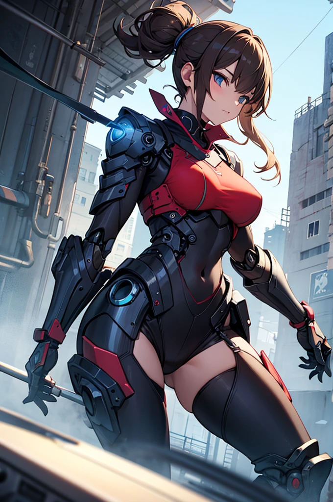 (1 girl:1.3), alone,__body parts__, official art, unity 8k wallpaper, super detailed, beautiful and aesthetic, beautiful, masterpiece, 最high quality, born, masterpiece, Super detailed photos,, 最high quality, ultra high resolution, realistic, sunlight, full body portrait, stunningly beautiful,, dynamic pose, delicate face, bornきbornきとした目, (Side view), She's wearing a futuristic Iron Man mecha, red and gold, Highly detailed abandoned warehouse background, detailed face, Detailed complex and busy background, Messy, nice, milky white, high definition skin, realistic skin details, visible pores, sharp focus, volumetric fog, 8k uh, Digital single-lens reflex camera, high quality, film grain, Fair skin, photorealism, lomography, A vast metropolis in a futuristic dystopia, view from below, translucent、camel toe、huge tit、Nipple Puffs、cleavage、Plump、Super big breasts、super big butt、Rocketeer