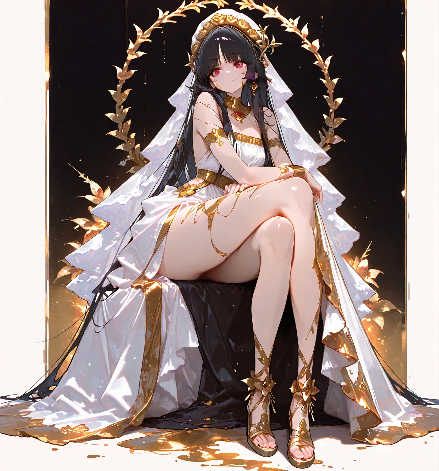 1girl. Japanese petit. Smile. (masterpiece). (best quality). (insanely detailed). Nude. nsfw. Slit Pussy. Close up Mons pubis. Flat chest. Upright standing posture. from below.