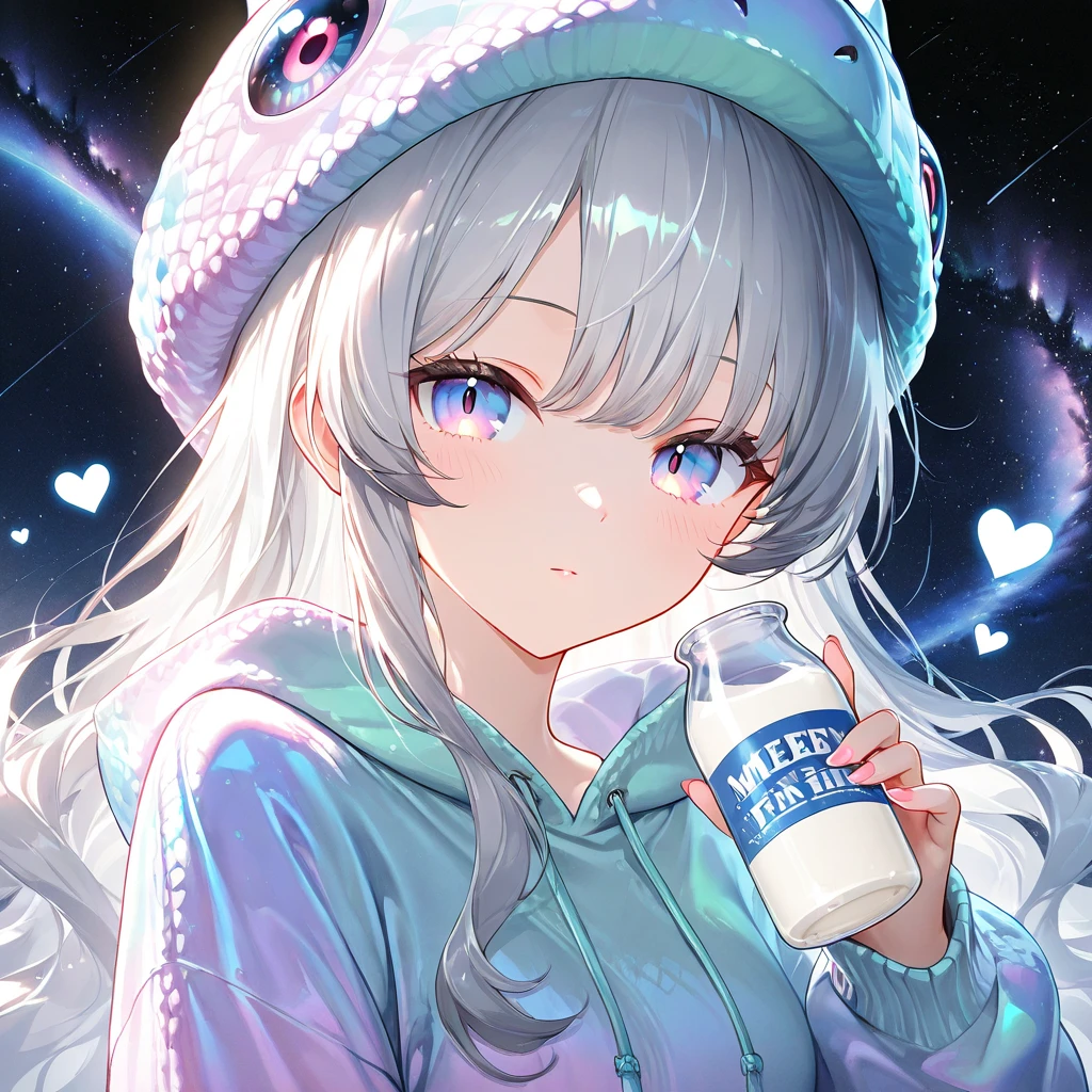 Masterpiece, 4K, bokeh, (Cat ears:1.3), Beautiful high school girls, white long hair, Looking at the viewer, (Cow pattern hoodie:1.3), (Many Large soap bubbles are flying:1.5), ( city Shopping mole:1.3), (fisheye lens:1.3),
(Close up:1.3),(From below:1.3)