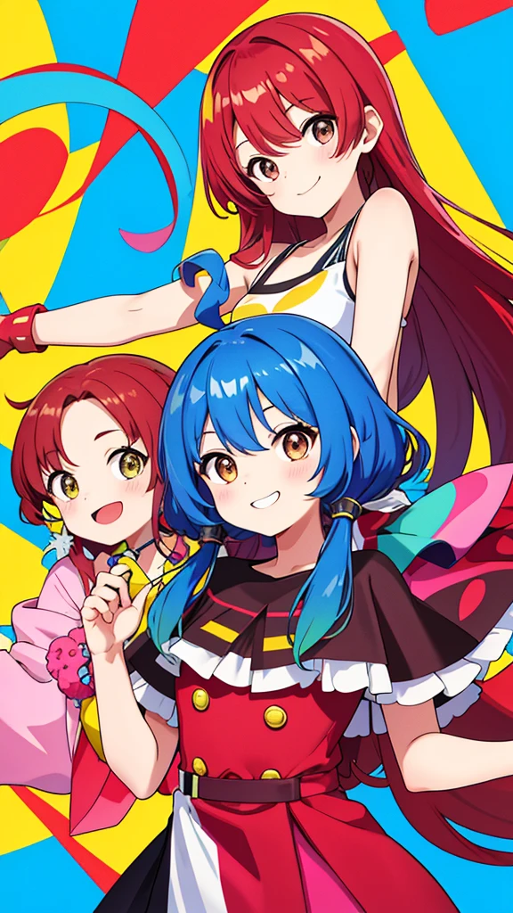 ((masterpiece、Highest quality、Detailed Anime))、Carnival of Rio、parade、Japanese downtown shopping street、(Naked Cute Girls3People and above、12 years old:1.3、smile:1.3、dance:1.3、samba dance dress: 1.3)、(((Pussy、tits)))、(Glowing Skin、Flashy and gorgeous accessories:1.3、Fishnet tights、Black Hair)、Visitors々
