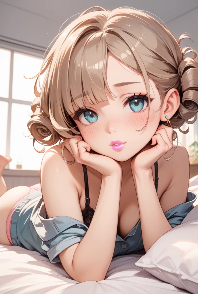 eropose, all fours , masterpiece, lingerie, sexy, begging face , from below , orgasm, hof