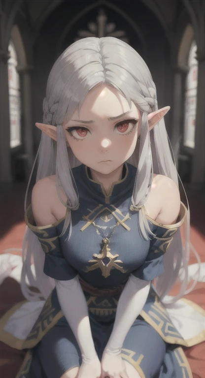 ((masterpiece, best quality)), high resolution,ultra detailed,8k,16k,detailed background, perfect lighting,detailed beautiful eyes,pussy,1girl,solo,nsfw,clitoris,embarrassed,blush,look at viewer,steam,sweat,aroused,from front,(standing),in heat,fisheye lens,show off pussy,(nude:1.4),seductive eyes,naughty face,open mouth,pregnant
,(short_stature,kawaii,small breast),wz_sousou_no_frieren_style, twintails, very long hair, silver hair, pointy ears, elf, white capelet, green eyes, black pantyhose, earrings, white skirt, belt, white sleeves,forehead