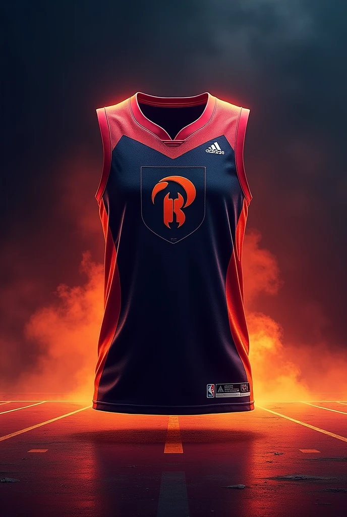 Create a volleyball jersey for men. It should be modern, creative, the theme is red, and has a logo of a red bull on it. The team name is "Purok 1". It should have front, back, and side view of the shirt.