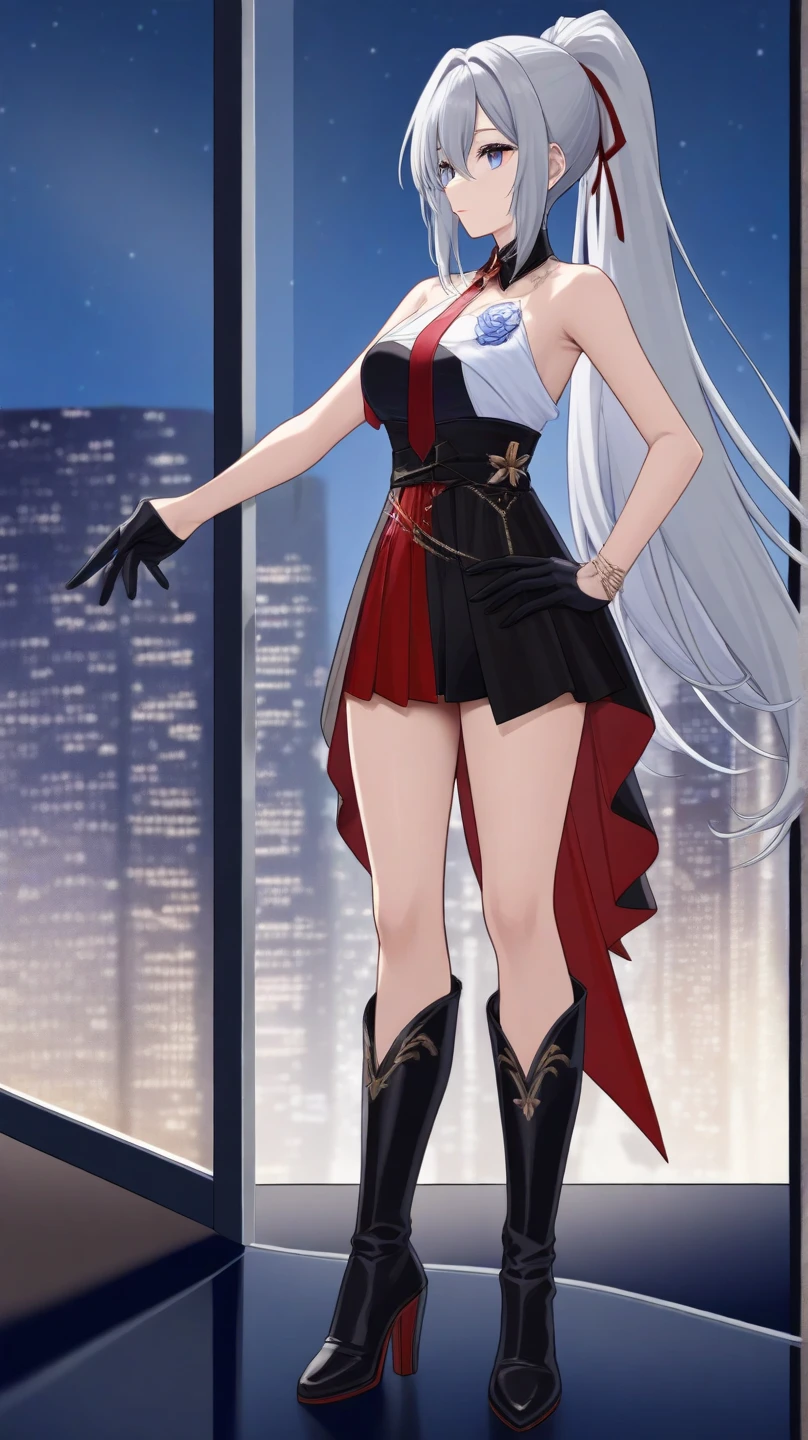 (((masterpiece))),((illustration)),(ultra-detailed),(extremely detailed CG unity 8k wallpaper),(highly detailed),best quality,(supper detailed),the most beautiful, sea of fire in the city, 1girl, solo,a giantess, Destruction of cities, FULLBODY, falling building, evil smiles,Rubble background, 70-meter-tall giantess, An girl, 8k, super detail, highest quality, Exquisite Facial Features