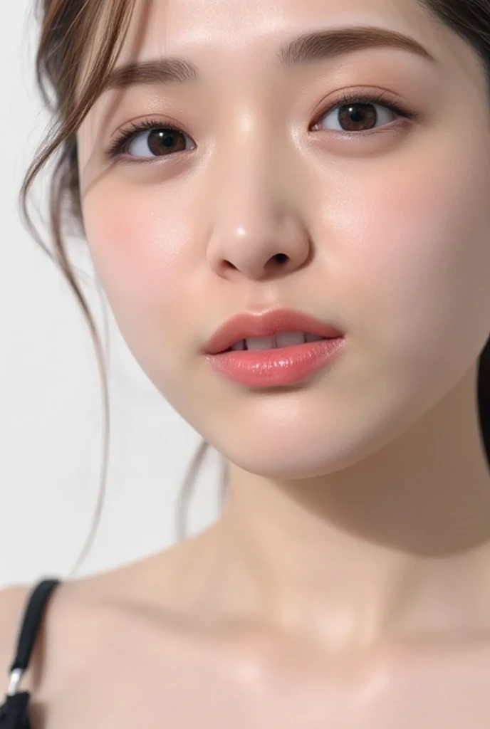 (Realistic:1.3、Ultra HD、Ultra-high resolution、8K、Japanese Housewife、寝室でBlowjobチオをするMature Woman:1.5、At the bed)、((Look Viewer:1.8))、(Extremely realistic skin texture:1.4)、(Realistic:1.3)、short hair、((Embarrassed expression:1.5))、(blonde:1.5)、48-year-old woman、Mature Woman、Ponytail Hairstyles、(Brown eyes:1.3)、(Face close-up:1.38)、(Sweaty:1.2)、(Nipplesを見せる)、((衣服から突き出たNipples,))、dress、美しいNipples、Nipples、(Shooting from the side:1.1)、Drooling、((Facial:1.4、Blowjob、Facial ejaculation:1.4、Bukkake))
